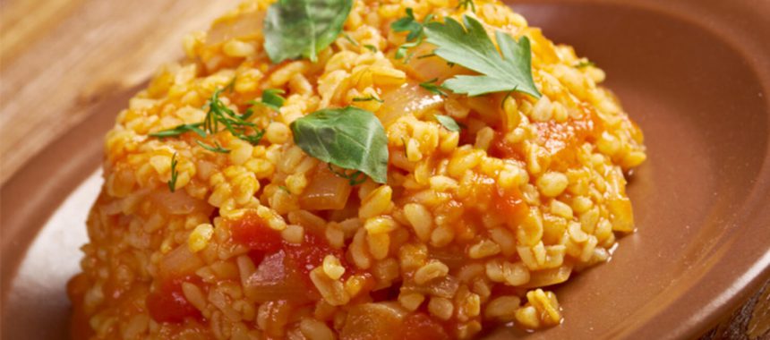 Domatesli Bulgur Pilavı