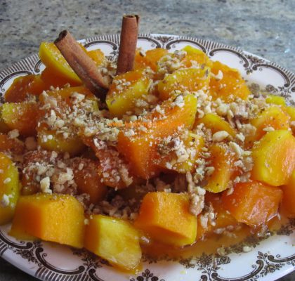 Kabak Reçeli (Şekerli) (Yemeklik Kış Kabağı Reçeli)