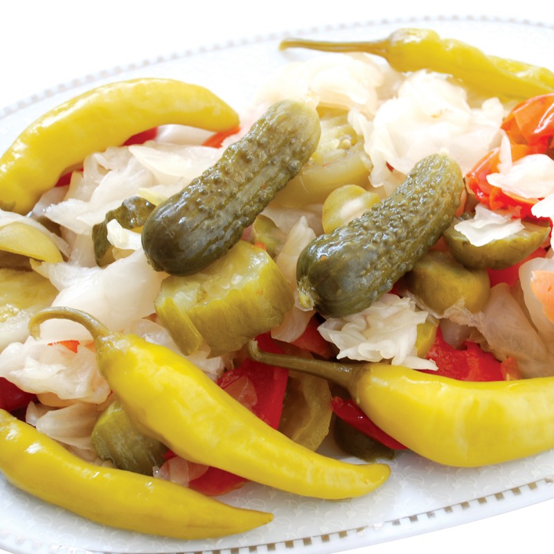 Karışık Turşu (Biber ve Turşuluk Acur)