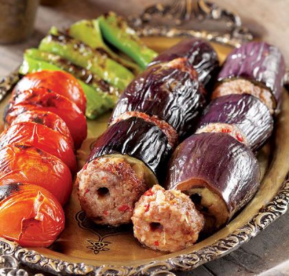 Patlıcan Kebabı (Mangalda)