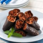 Pirinçli Taze Patlıcan Dolması