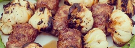 Sarımsak Kebabı (Mangalda)