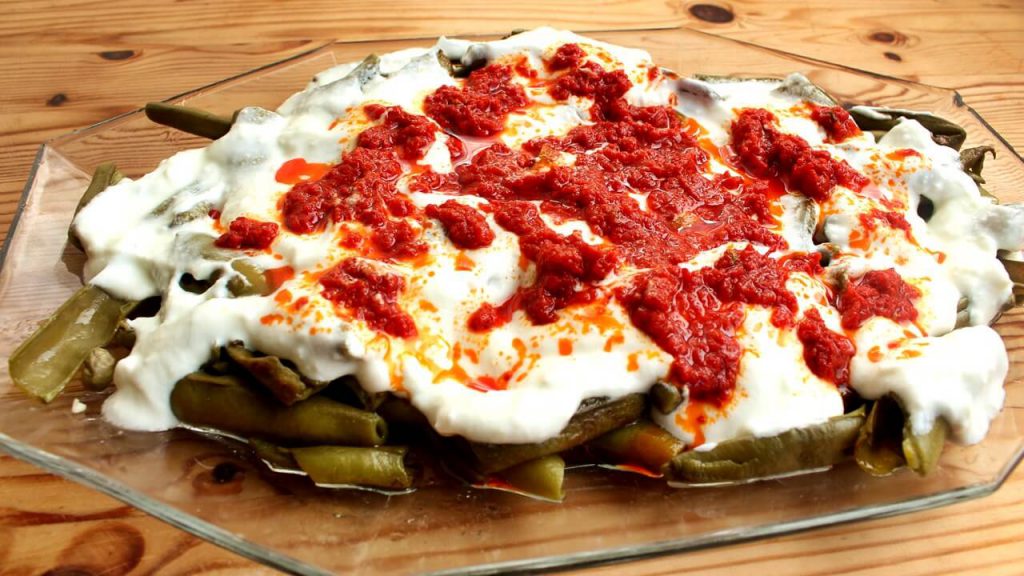 Yoğurtlu Taze Bakla