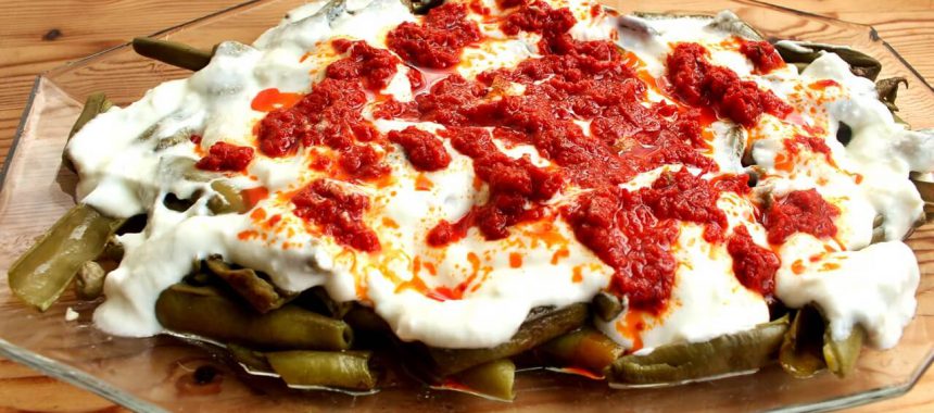 Yoğurtlu Taze Bakla