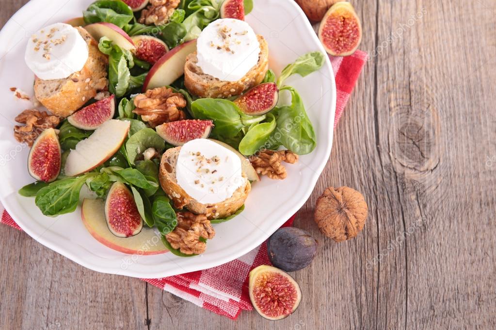 İncirli mozarella salatası