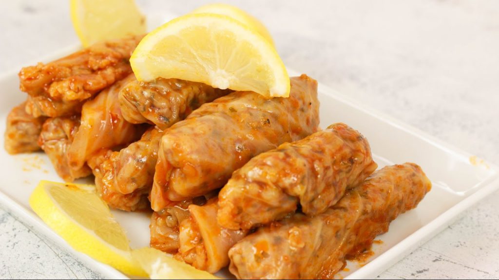 Mercimekli beyaz lahana sarması tarifi