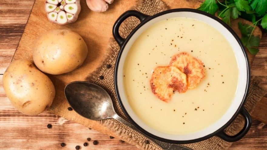 Patatesli sarmısaklı çorba tarifi
