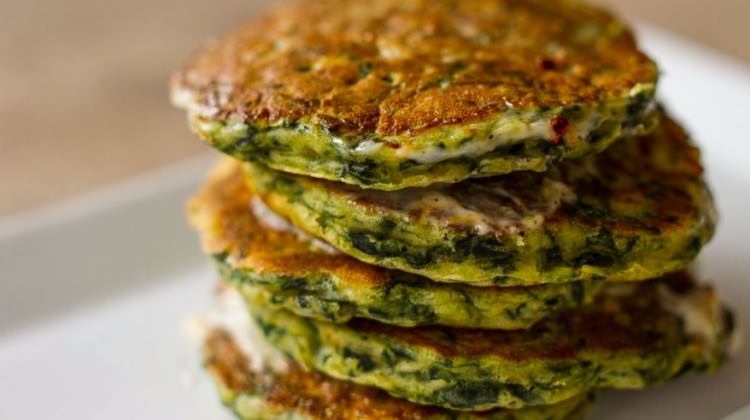 Peynirli, Ispanaklı Pancake