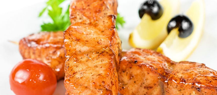 Somon şiş kebap tarifi