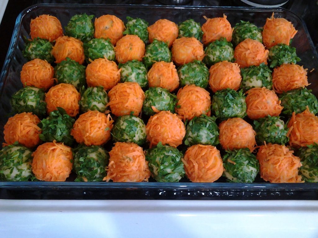 Renkli Patates Topları