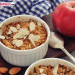 Fit elmalı crumble