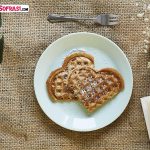 Hindistan cevizi sütlü waffle