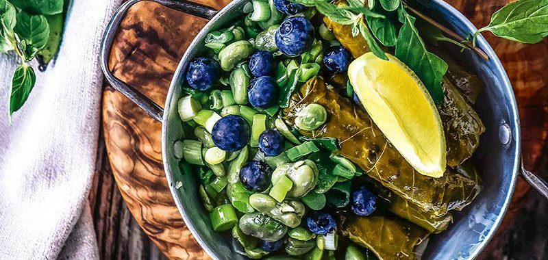 İç Bakla Yatağında Yaprak Sarma