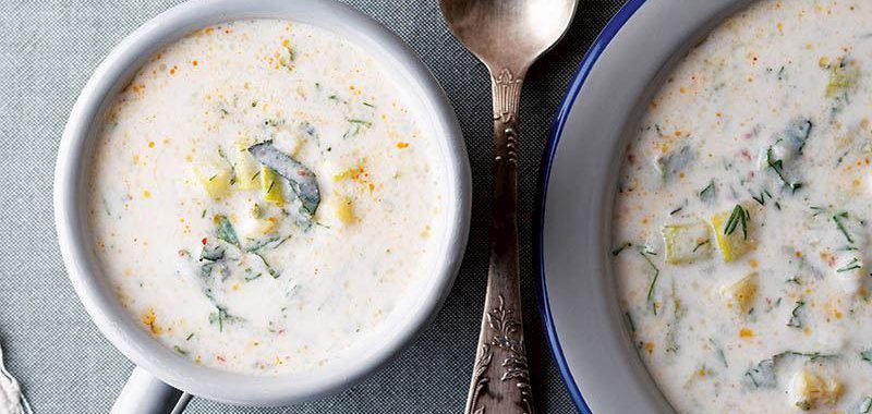 Kabaklı Ve Yarma Mısırlı Ayran Çorbası