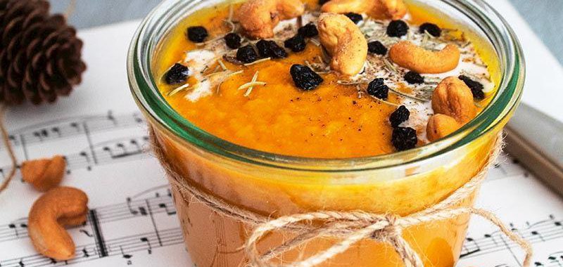 Kremalı Bal Kabağı Çorbası