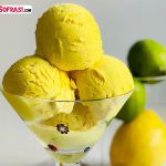 Limon Soslu Zerdeçallı Dondurma