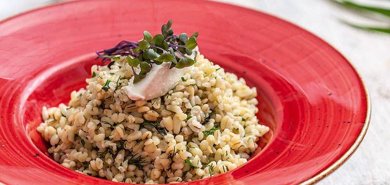 Otlu Kaymaklı Bulgur Pilavı