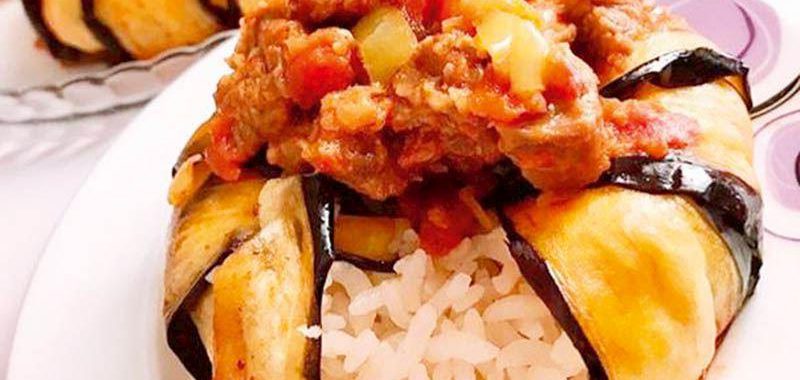 Pilavlı Patlıcan Kapama