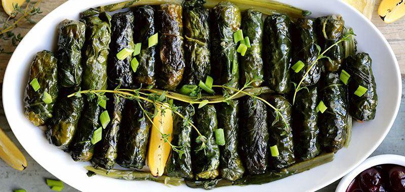 Vişne Soslu Pazı Sarması