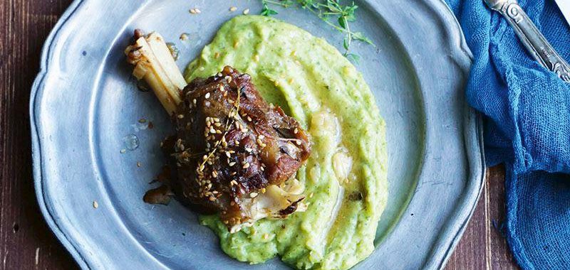 Yeşil Patates Püreli Kuzu Incik