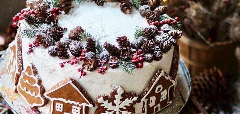 Zencefilli Kurabiyeli Kış Pastası