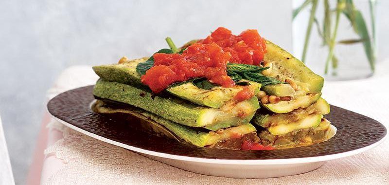 Zeytinyağlı Kabak Dilimleri