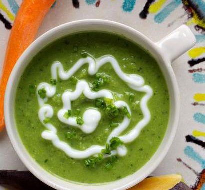 Avokadolu Bezelyeli Soğuk Çorba Tarifi