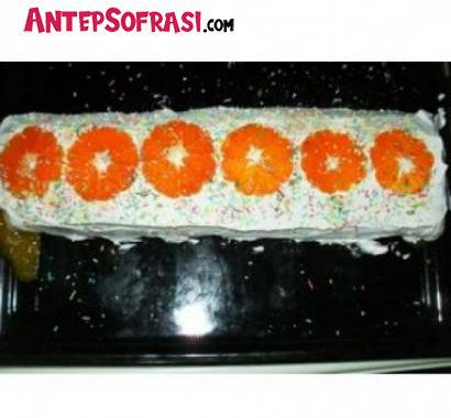Mandalinalı Rulo Pasta Tarifi