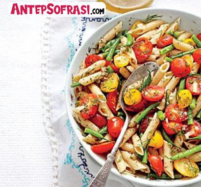 Yeşil Fasulyeli Makarna Salatası Tarifi